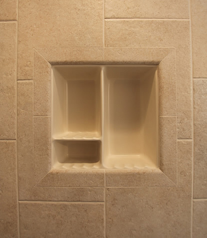 Mat dtc10 is an industrial grade duct tape made with polyethylene coated cloth and a natural rubber based adhesive; Shower Shelf Shampoo Niche Recessed Showering Shelves Niches